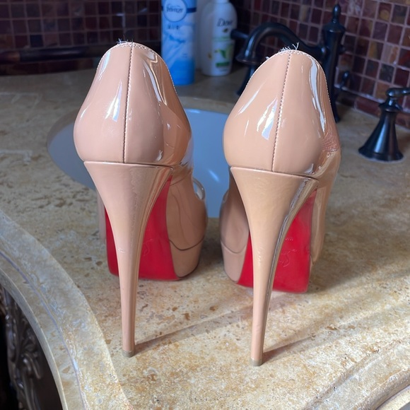 Christian Louboutin lady peep heels - Picture 9 of 14
